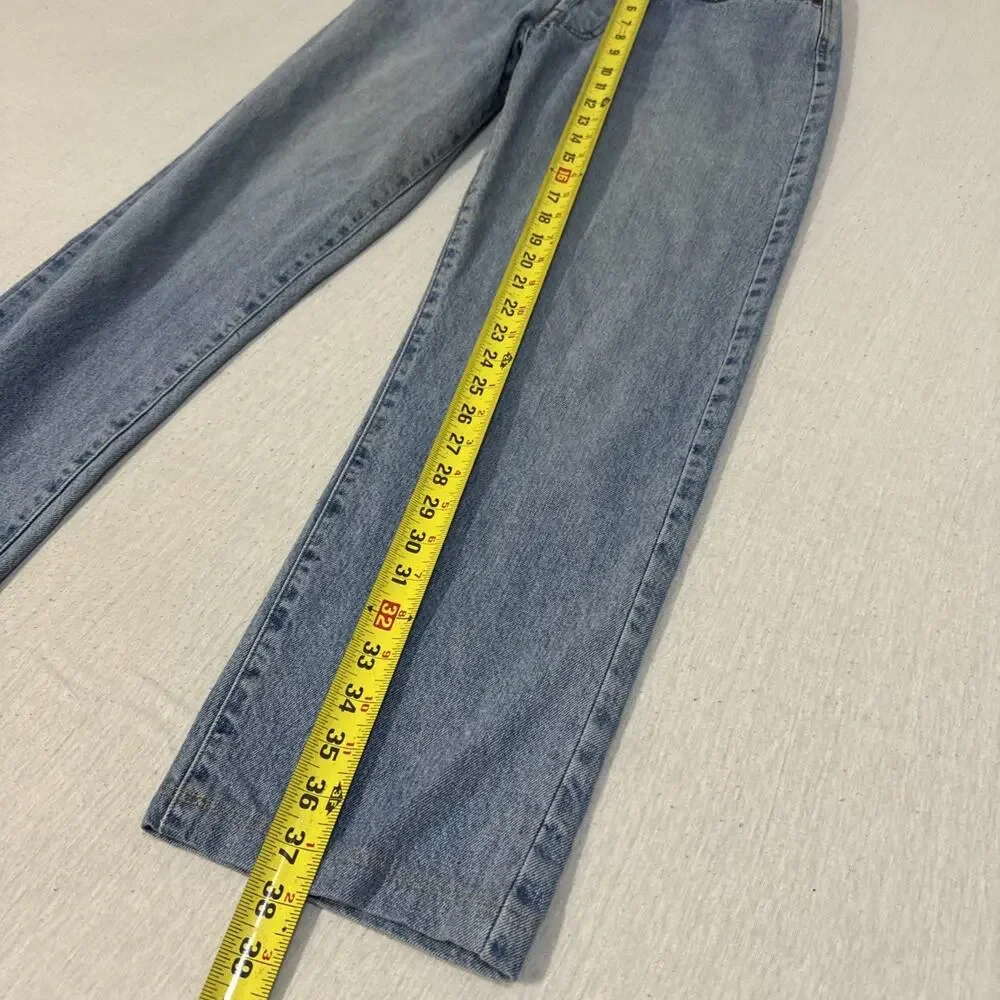 Diesel Saddle Jeans Mens 29x29 Light Blue Vintage 90s Tapered Relaxed Fit Italy